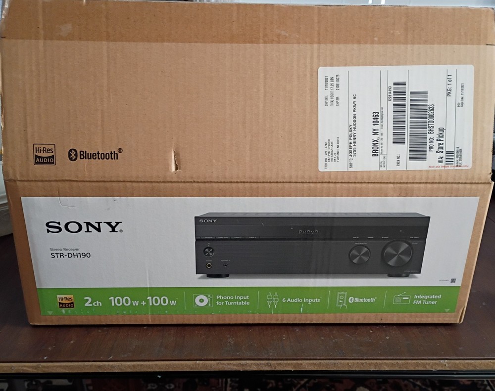Akai AP-B110 Turntable + Sony STR-DH190 Receiver Bundle!