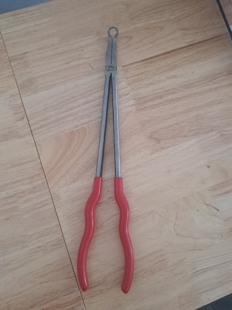 MACTOOLS PYTHON P161MG EXTRA LONG REACH GRIPPING PLIERS 16" L MEDIUM 70° BEND