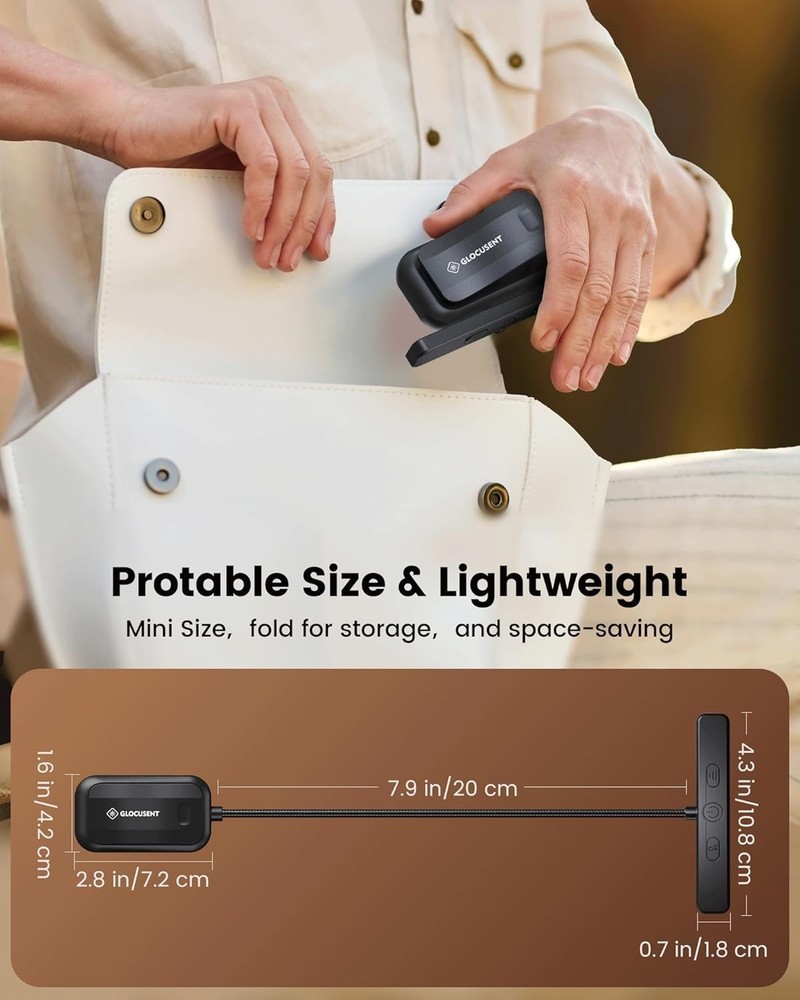 LED Book Lamp with 360° Flexibility
