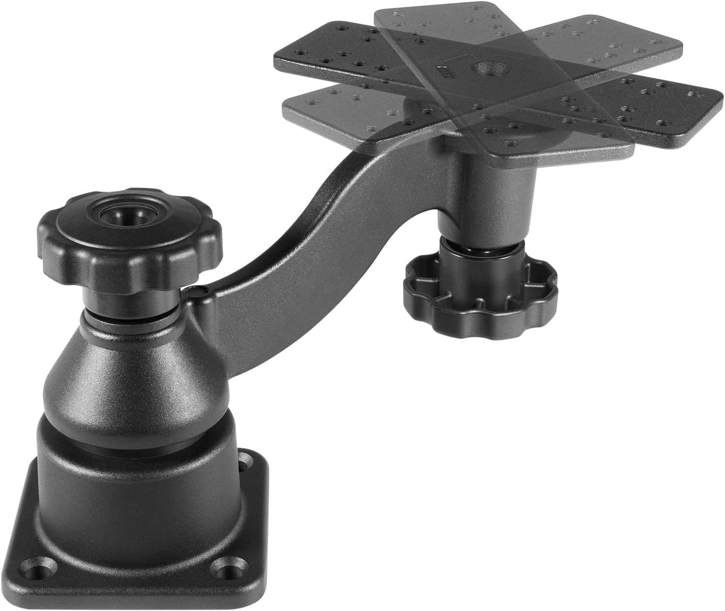 6" Swing Arm Mount Fishfinder & Chartplotter Bracket 360° for Garmin, Lowrance