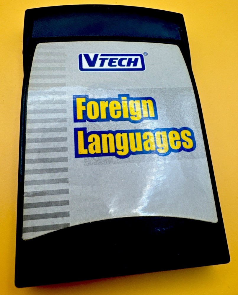 vtech cartridge Game Lot Typing Challenge & Foreign Language