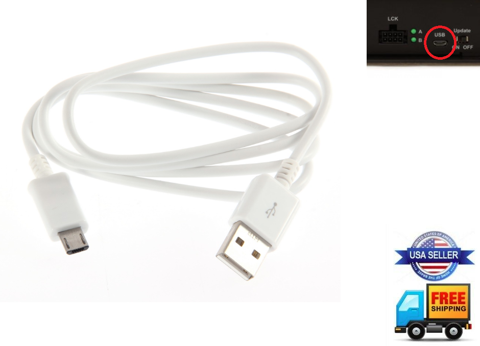 DSP to Laptop Computer Connection Cable USB for Arc Audio PSM Digital Processor