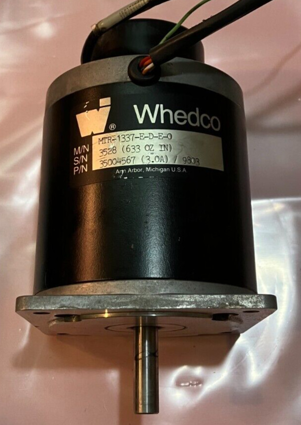 Whedco MTR-1337-E-D-E-0 Stepper Motor 35004567 With Encoder