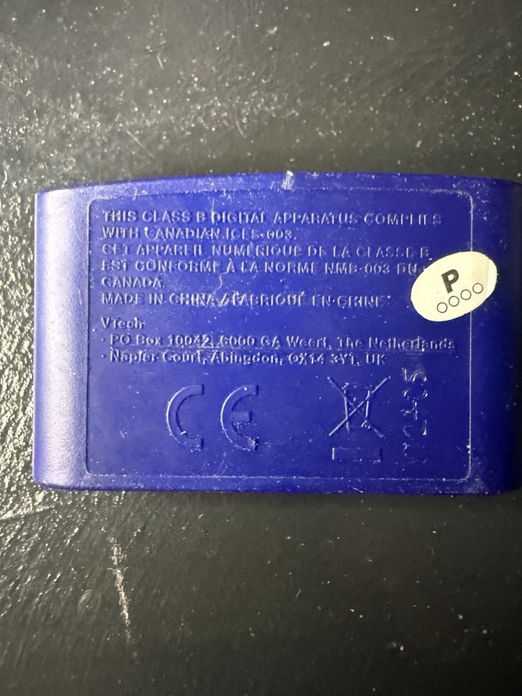 V.READER SPONGEBOB SQUAREPANTS "MODEL SPONGE" VTech learning game 2011