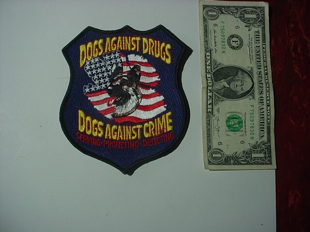Patch - DOGS AGAINST CRIME