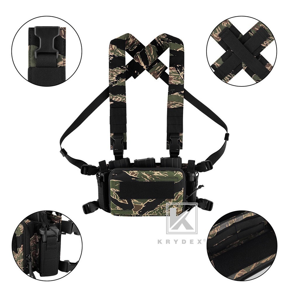 KRYDEX Tactical D3CR Chest Rig Harness D3 Flatpack Backpack MOLLE Rucksack GT