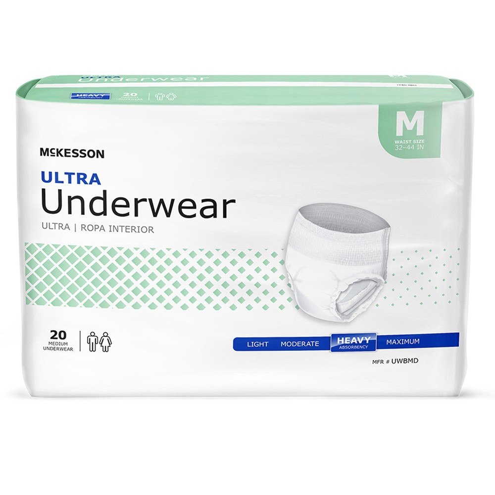 MEDIUM MCKESSON ULTRA UNDERWEAR CASE OF 80