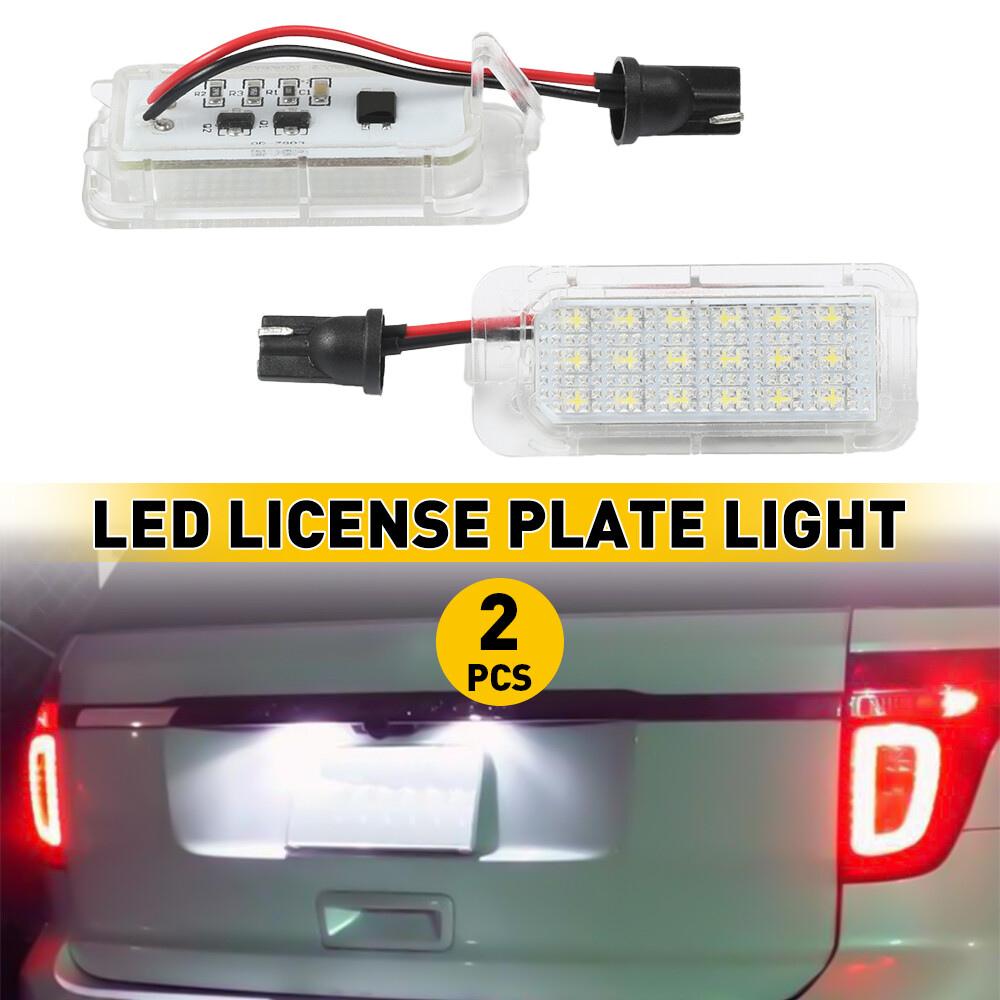2x For Ford Escape 2013-19 LED License Plate Light Tag Lamp Assembly Replacement