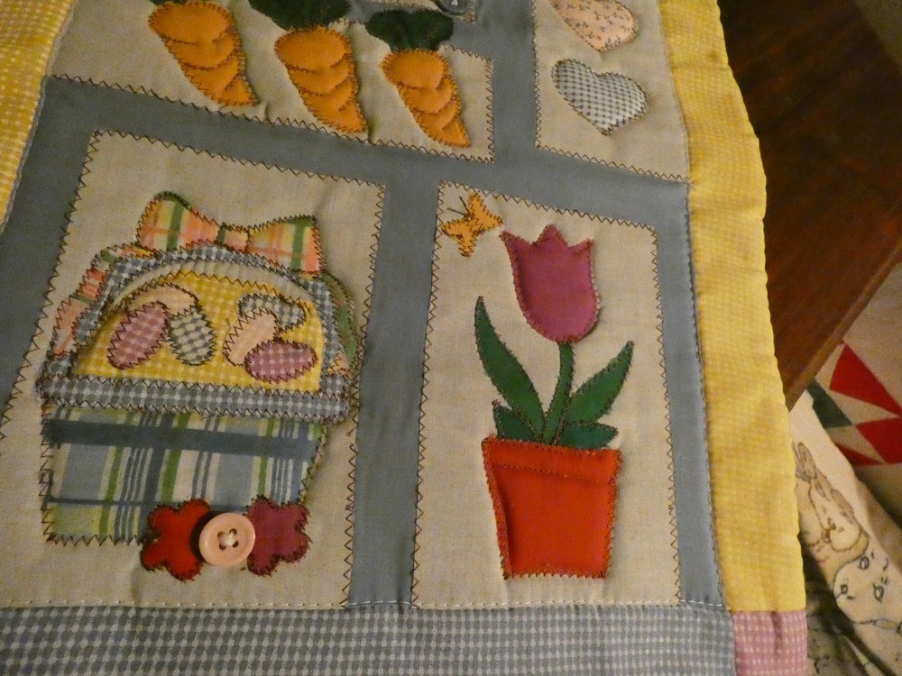 Easter Handmade Quilt Panel Wall Hanging