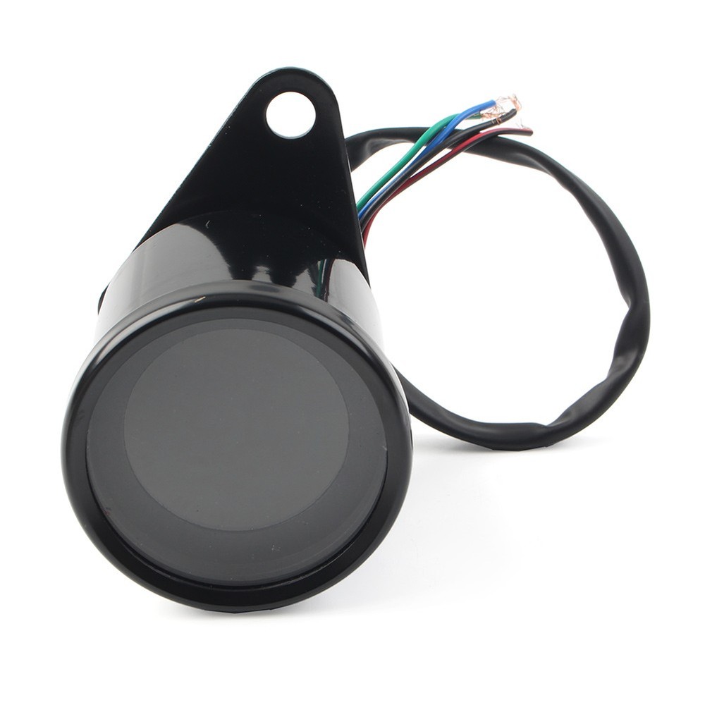 Retro Digital Speedometer LED LCD Odometer Speedometer Fuel Meter 12V