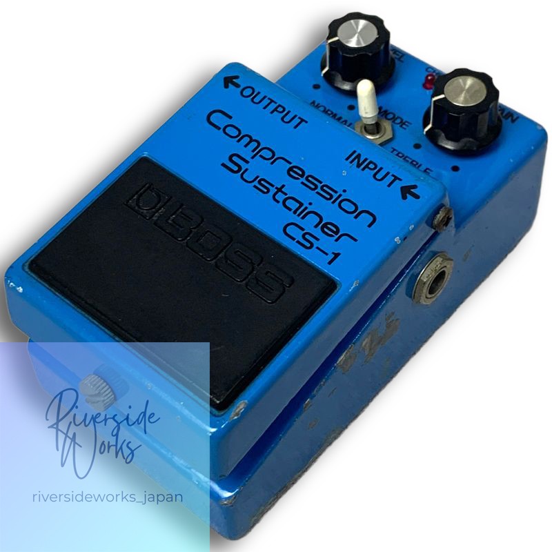 Used BOSS CS-1 Compression Sustainer Pedal Blue