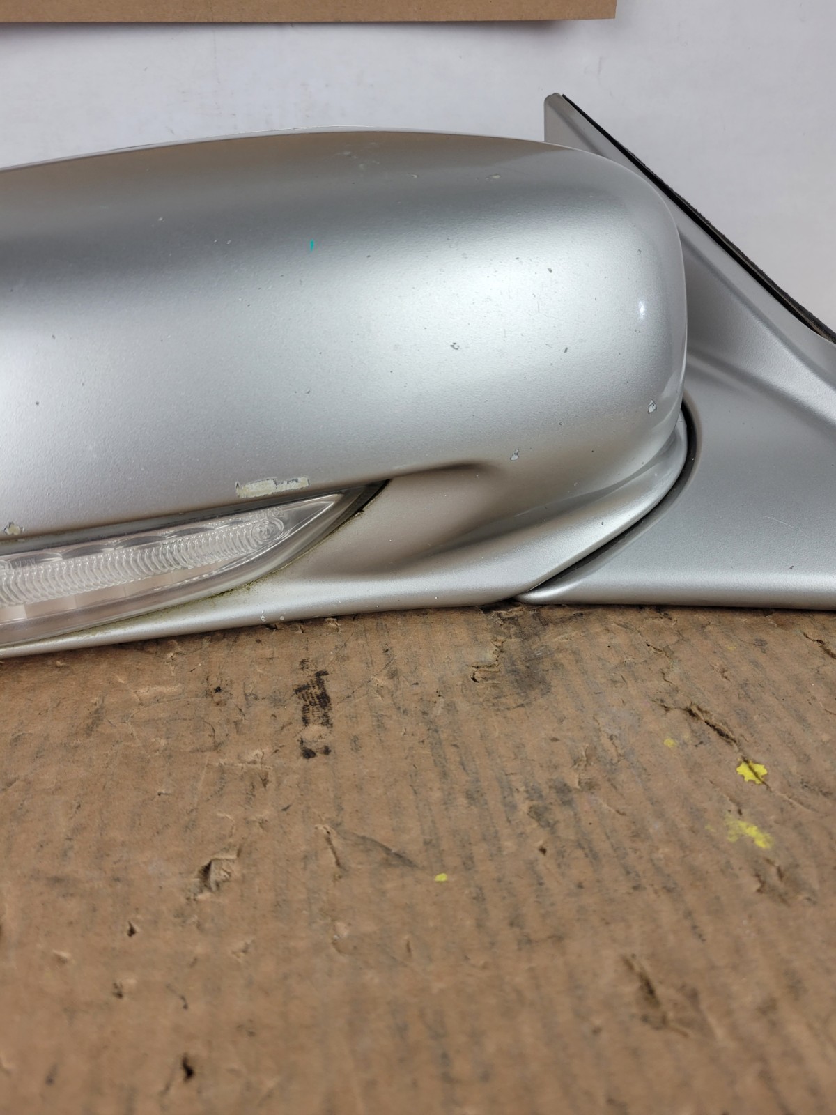 09 - 14 ACURA TL PASSENGER EXTERIOR DOOR MIRROR NH743M PALLADIUM METALLIC SILVER