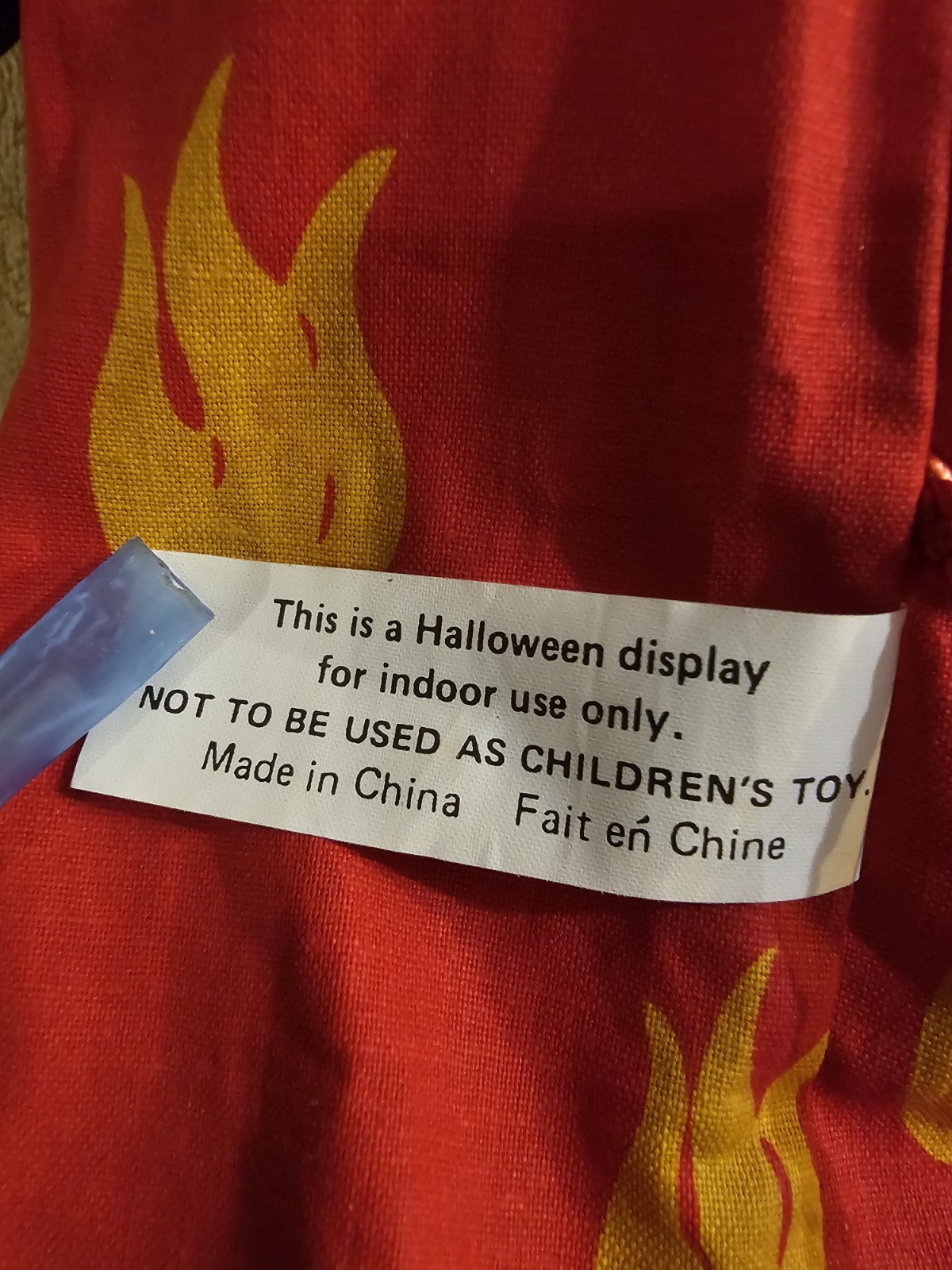 Vintage 1993 Holiday Creations Halloween Devil Voice/Blinking Eyes Working Rare!