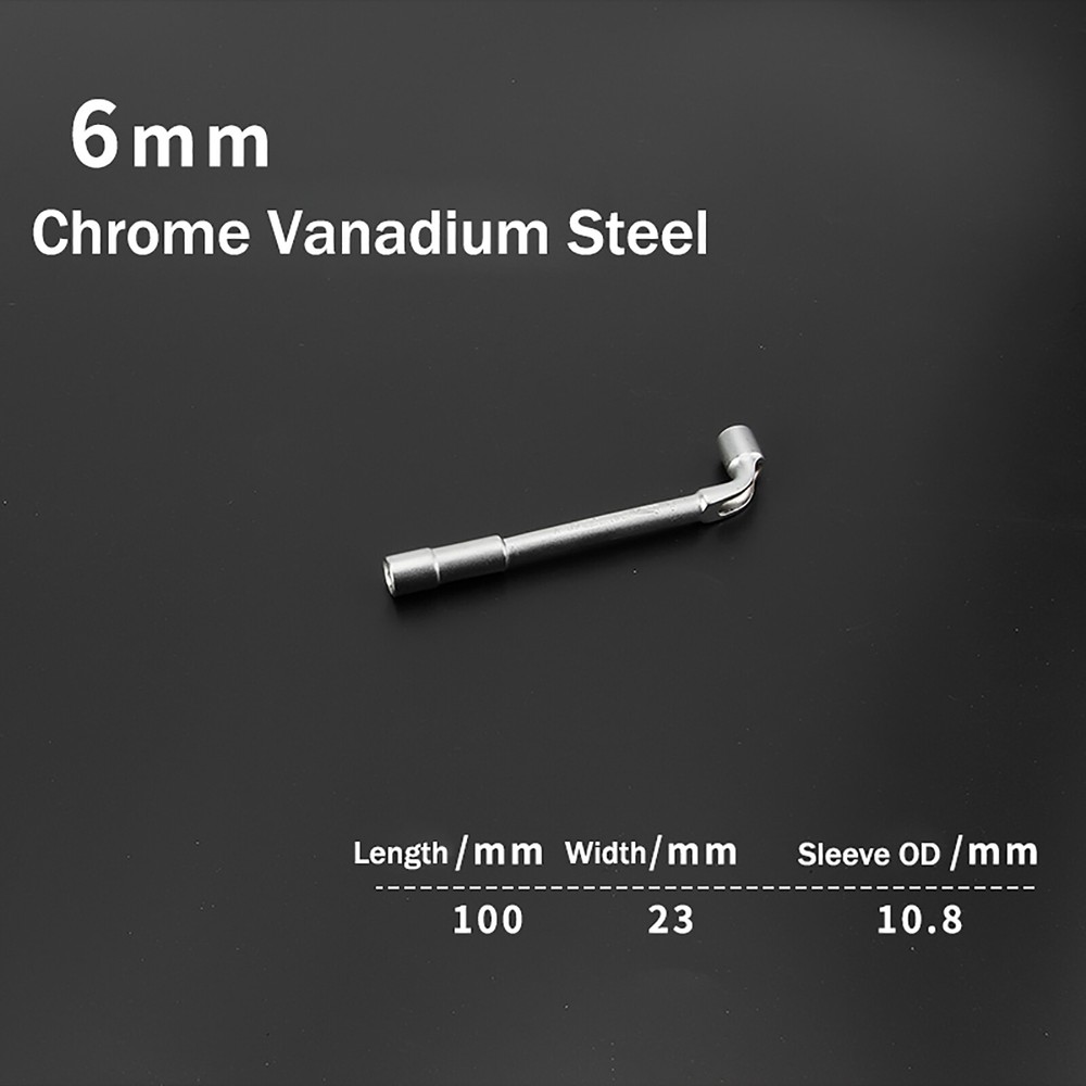 Chrome Angled Head Socket Wrench L Shaped Double Ended Open Hex Spanner 6mm-27mm