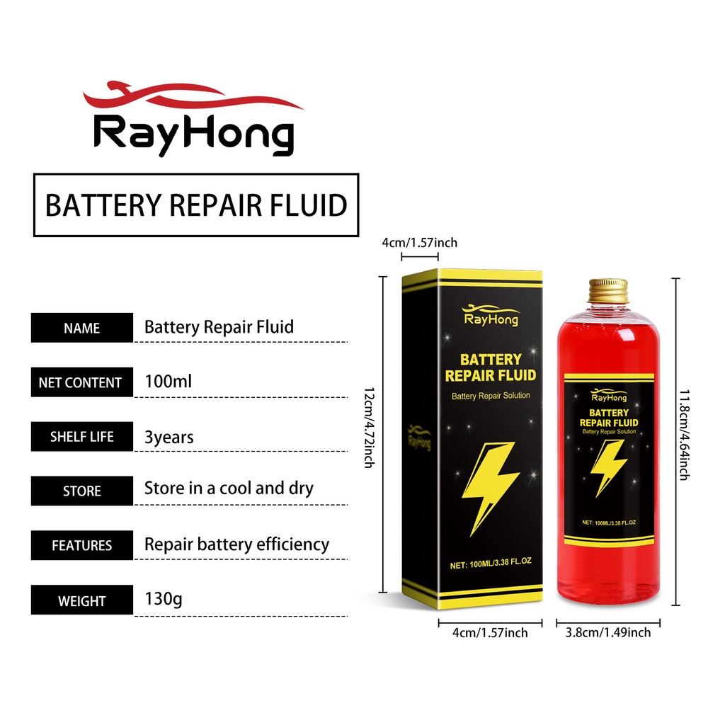 100ML GOLF CART BATTERY RESTORE LIQUID SOLUTION, Efficient Repair Battery Fluid