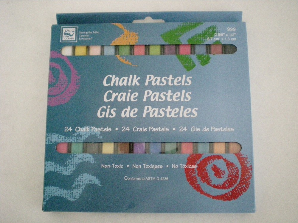 Loew-Cornell Chalk Pastels, 24-Count