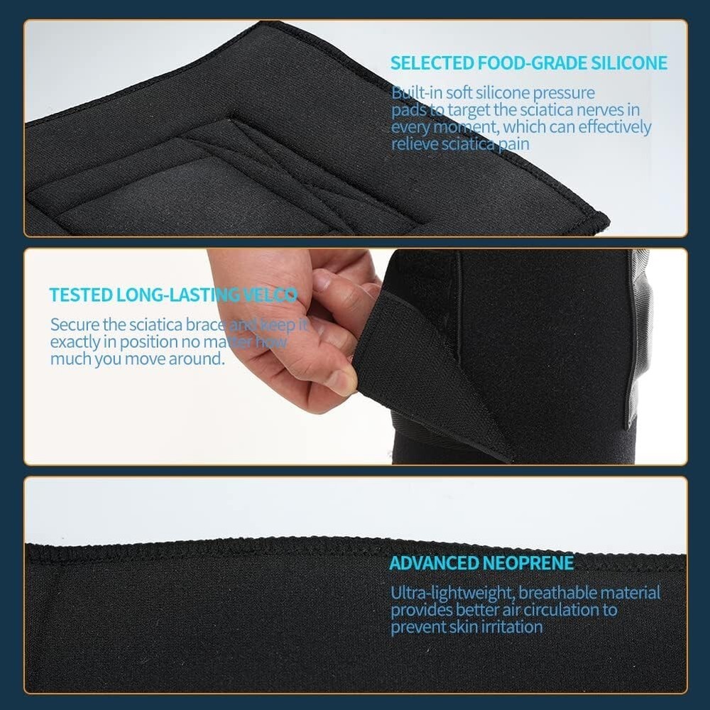 Active Sciatica Pain Relief Brace, Beactive Knee Brace For Sciatica