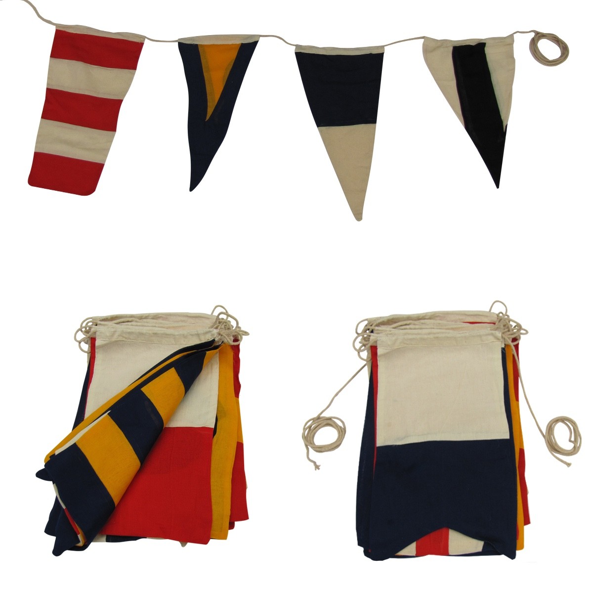 Set of 40 International Maritime Nautical Marine Signal Code Flags Boating Flag