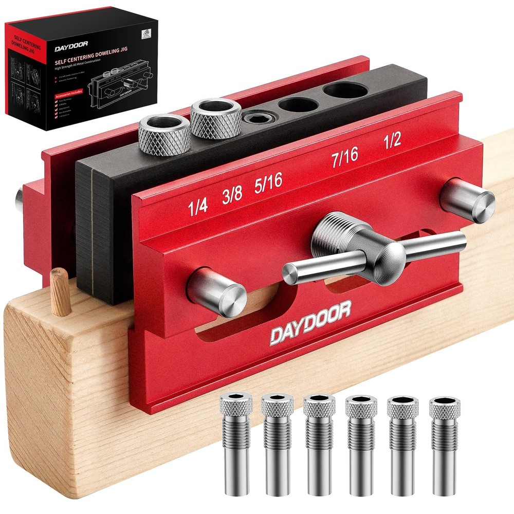 Self Centering Doweling Jig Adjustable Width Dowel Jig For Straight Holes Biscui