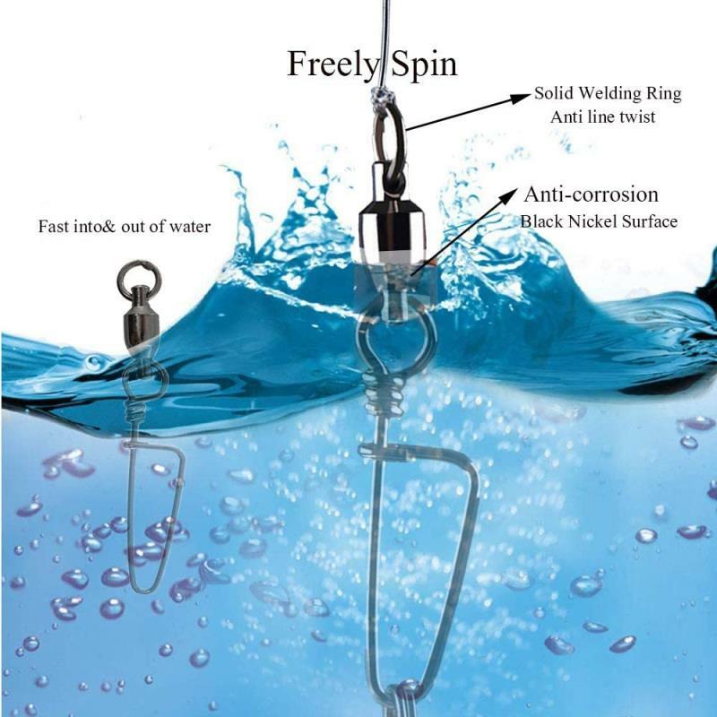 Fishing Line Swivels (20 Piece/Pack)