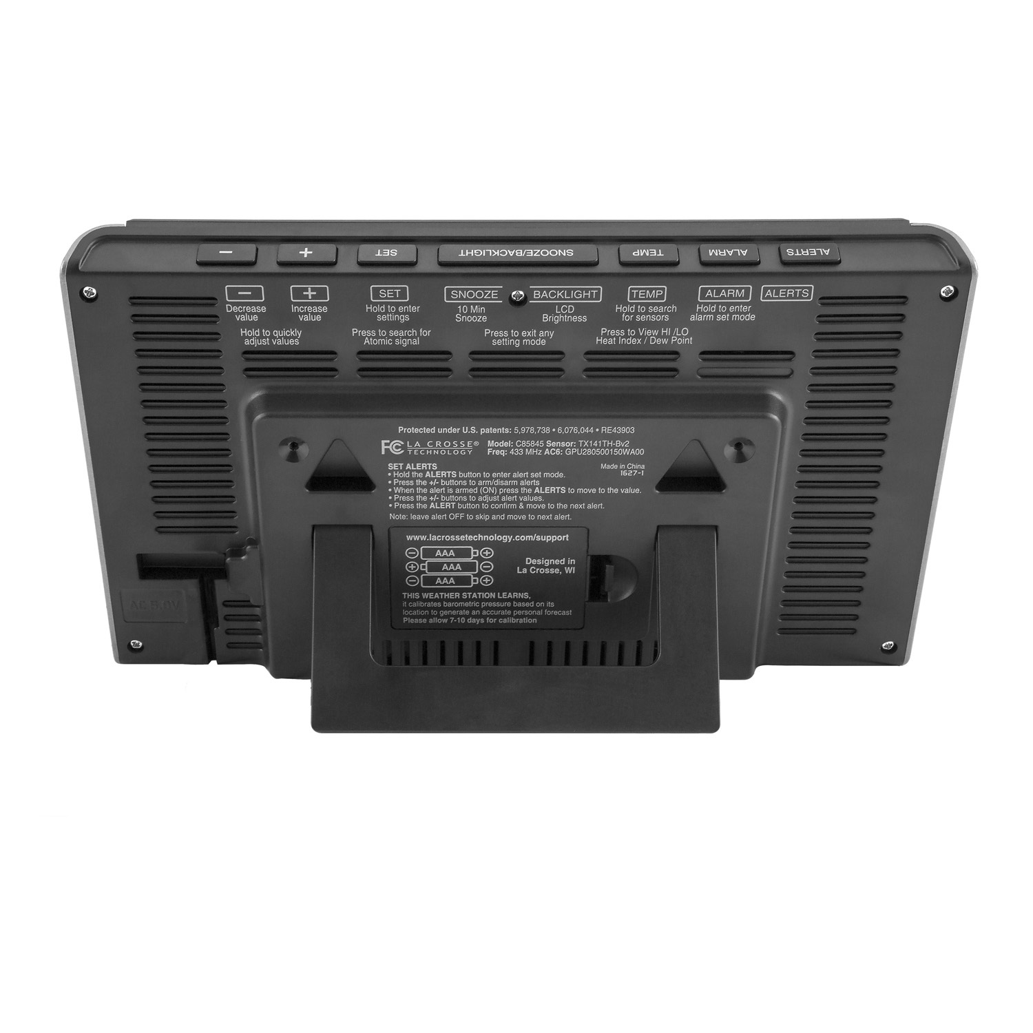 C85845 La Crosse Technology Wireless Color Weather Station with TX141TH-BV3 NIB