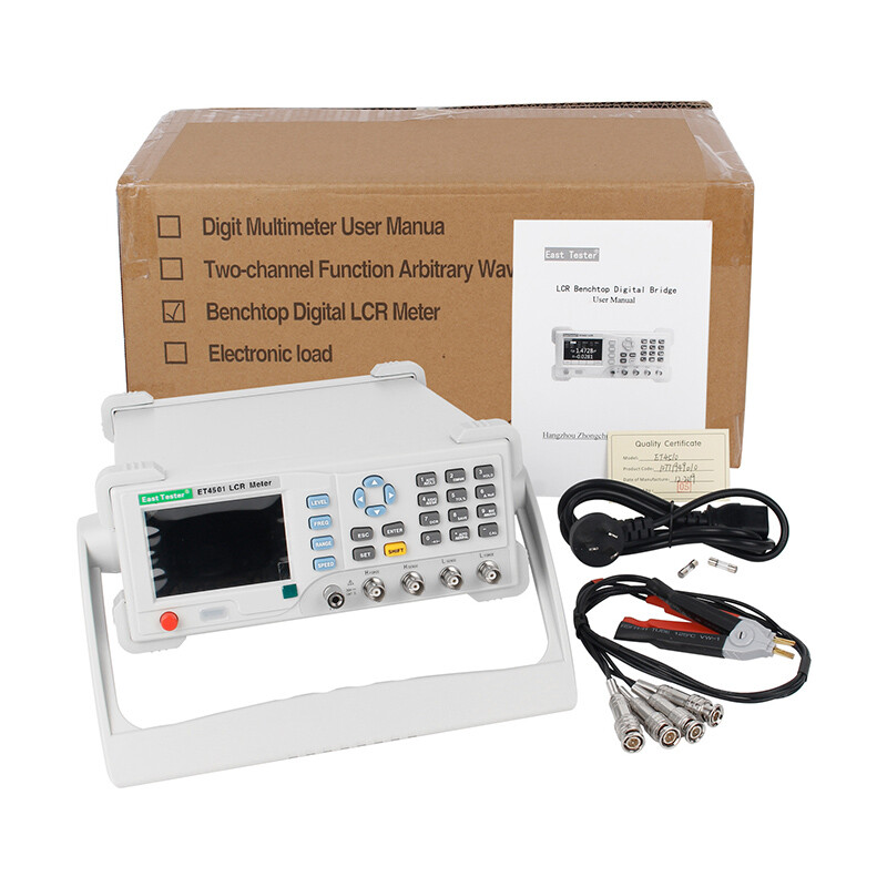 Benchtop LCR Meter 10-10KHz Component Measurement Data Recording Function