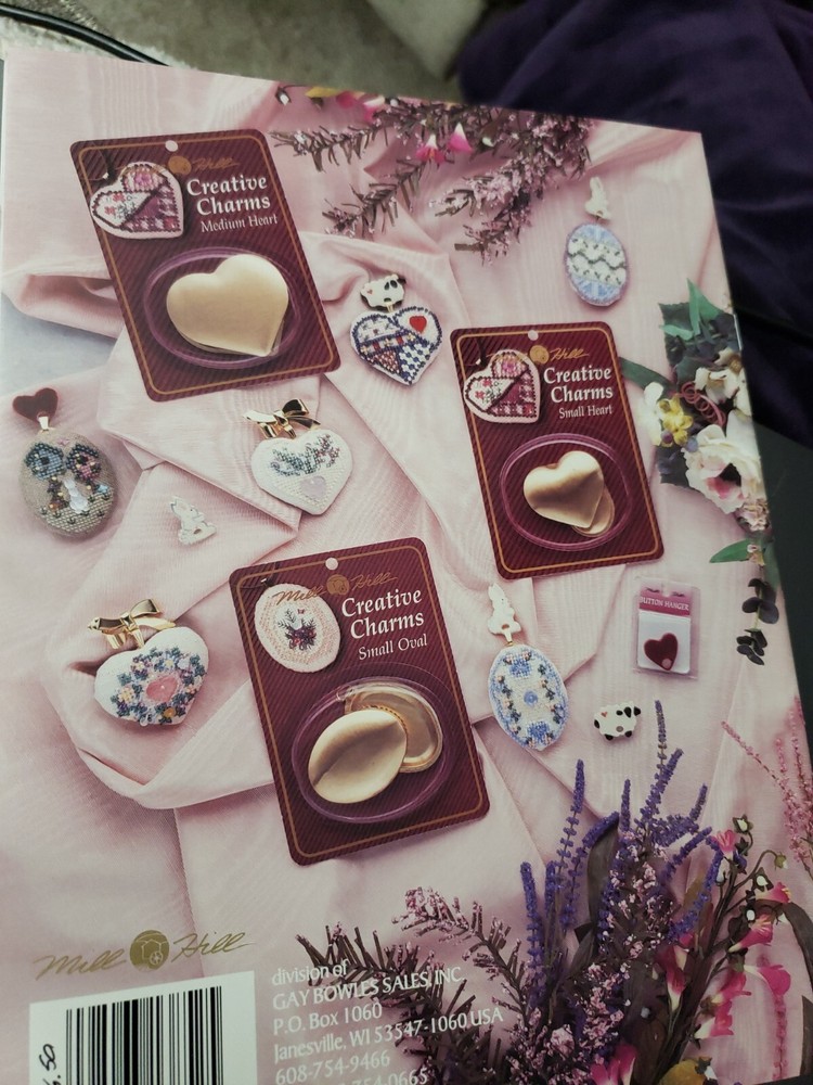 Mill Hill Treasured Charms Boxes & Banners Beading Cross Stitch Pattern Booklet