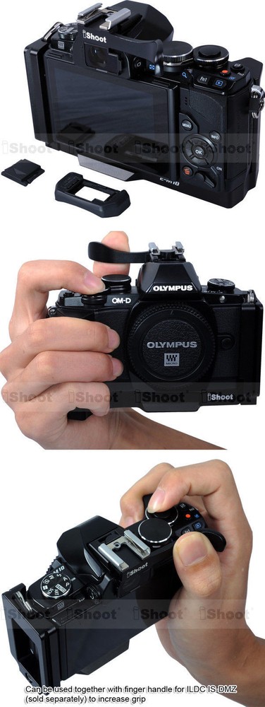 Separable Quick Release Plate Camera Holder Grip for Ball head Olympus E-M10