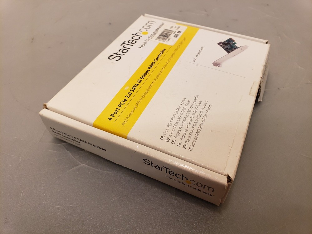 StarTech PEXSAT34SFF PCI Express 2.0 SATA III ACHI PCIe Controller Card