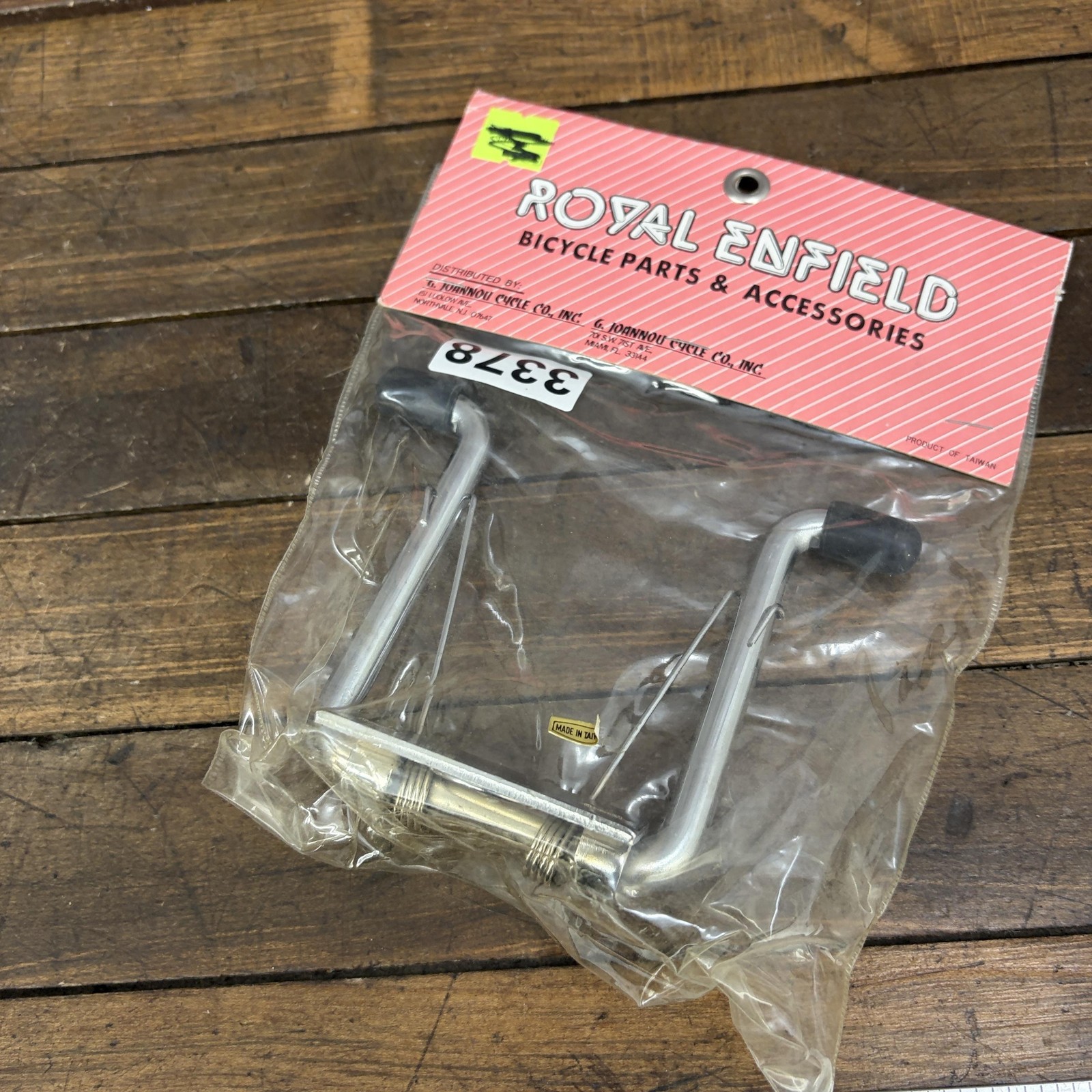 Vintage BMX Kick Scooter Kickstand NOS Double Leg Bicycle Center Mount 80s