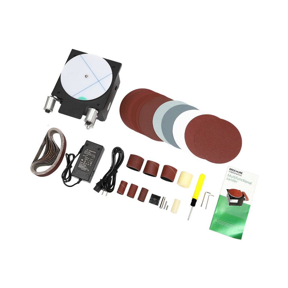 6" Electric Disc Sander Machine Edge Sharpener Mini Bench Polisher Tools 110V
