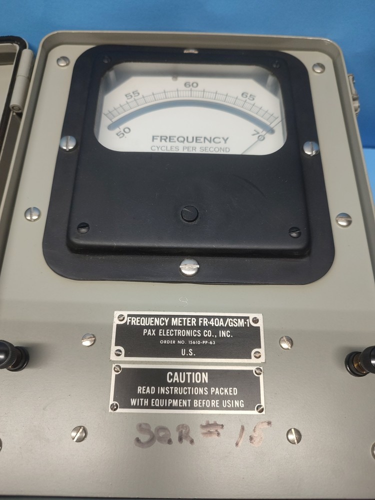 Army FREQUENCY METER US ARMY fr-40a/gsm-1