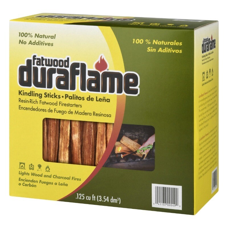 Duraflame Fatwood Resin-Rich Kindling Stick,Fire Starters,Light Wood or Charcoal