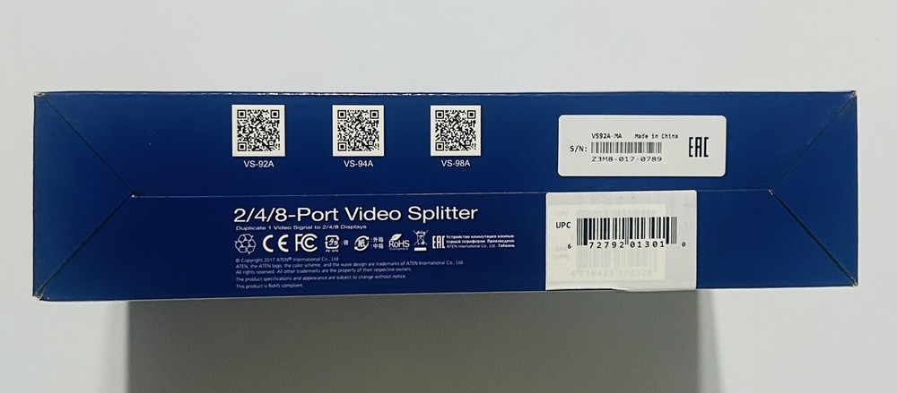 ATEN VanCryst VIDEO SPLITTER VS-92A
