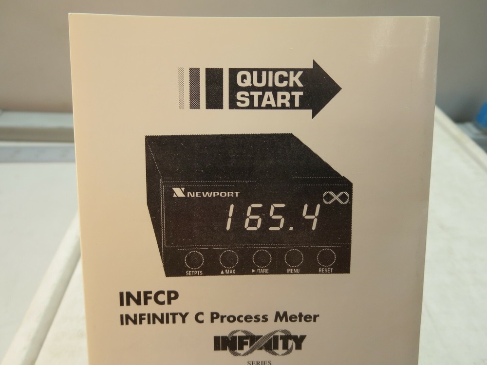 Newport, INFCP-100A/E, Process Meter, 230 V, 6 W, New Open Box