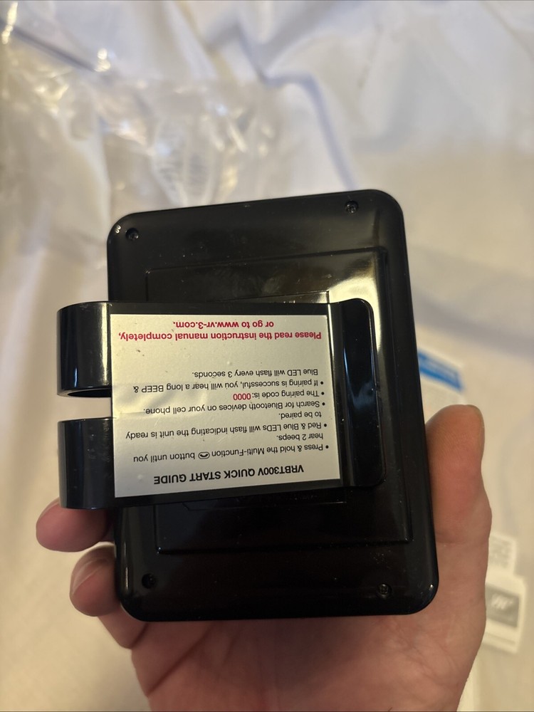 VR3 Bluetooth Wireless LCD Hands-Free Calling Car Kit VRBT300V