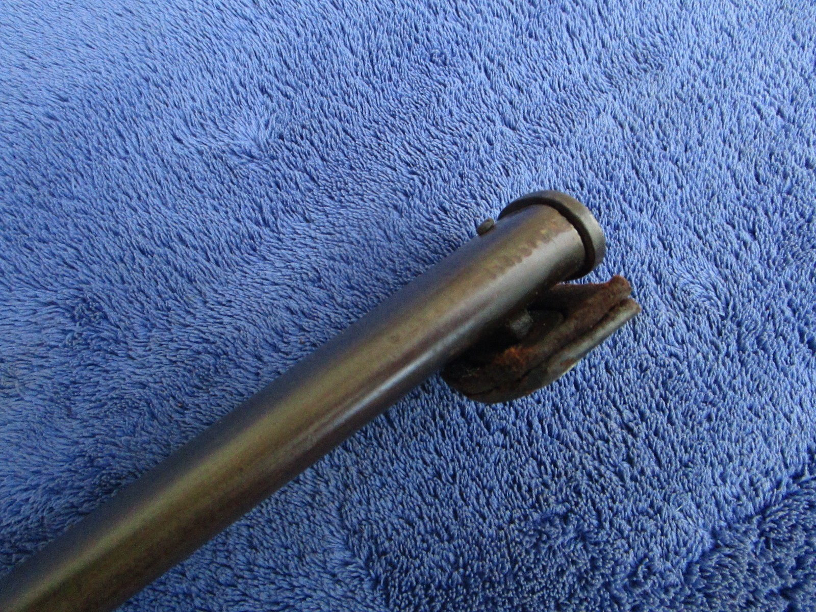 RARE ORIGINAL US MADE M1889 BELGIAN BAYONET AND SCABBARD MAKER HOPKINS AND ALLEN