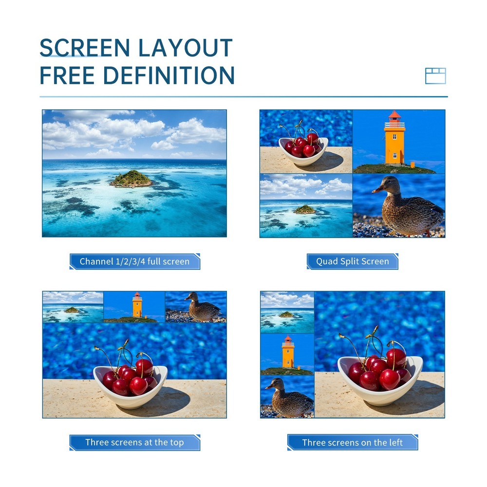 HDMI Video Decoder H.264 H.265 SRT/RTSP/RTMP/UDP LAN Decoder HD Live Streaming