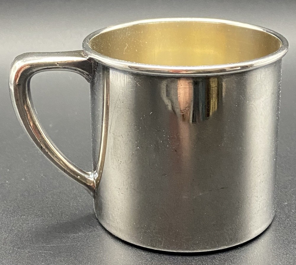 Vtg Oneida Community Silverplated Baby Cup, 00300, 1950’s, EUC