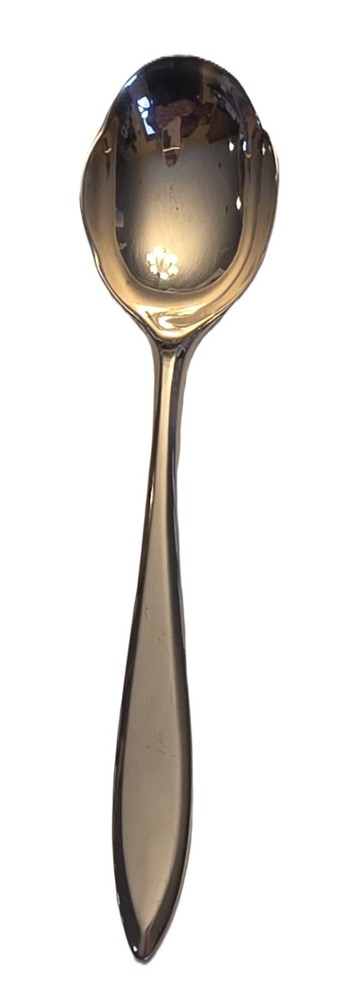 Dirigold Dirilyte Goldware Regal Flatware Serving Sugar Shell Bon Bon Dip Spoon