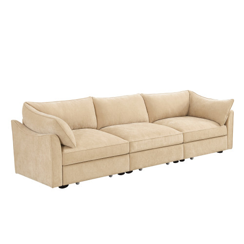 3Seater SofaWith Storage Pull outDrawersUnder Each Seat3 - Seat Large Wide