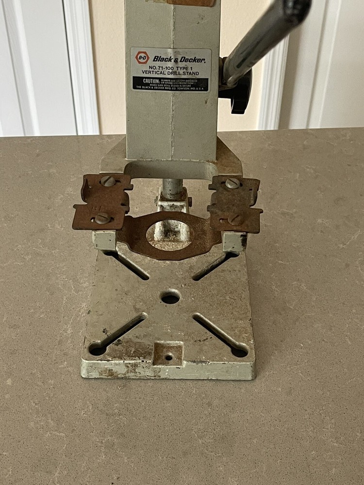 Black & Decker Vertical Drill Stand NO. 71-100 Type 1