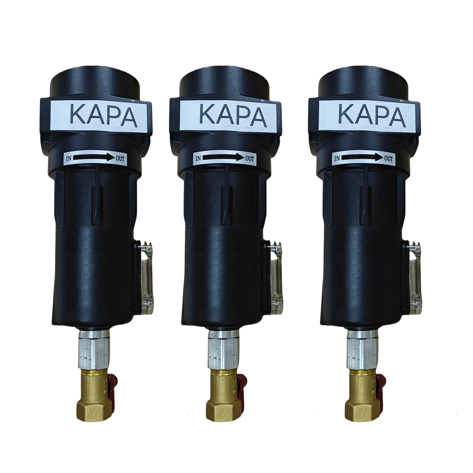 1" 10HP screw Compressed Air Filter 3 Stage Desiccant Dryer Moisture Separator