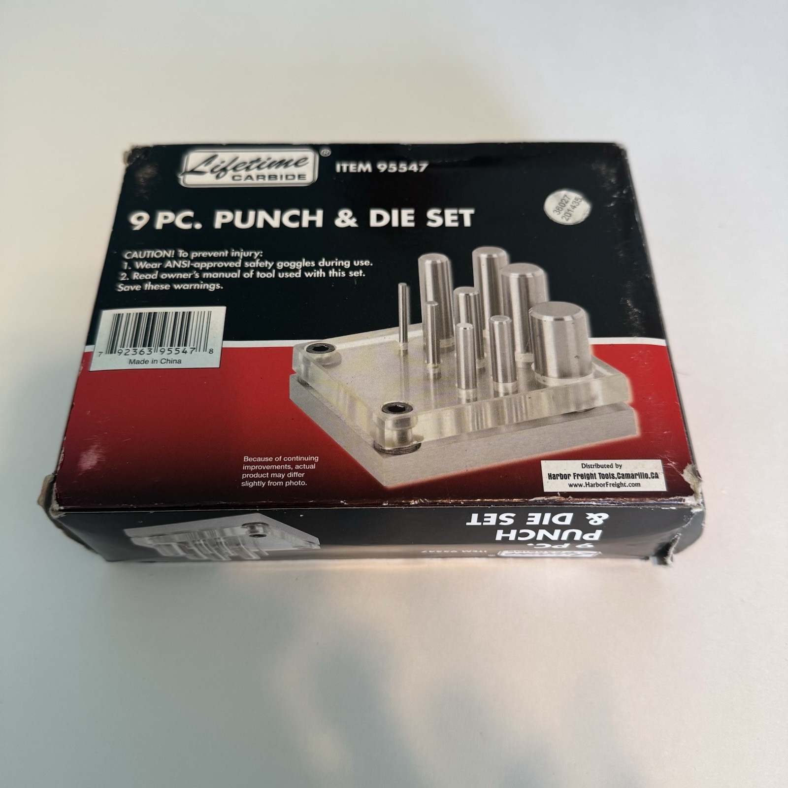 Lifetime Punch and Die Set, 9 Piece