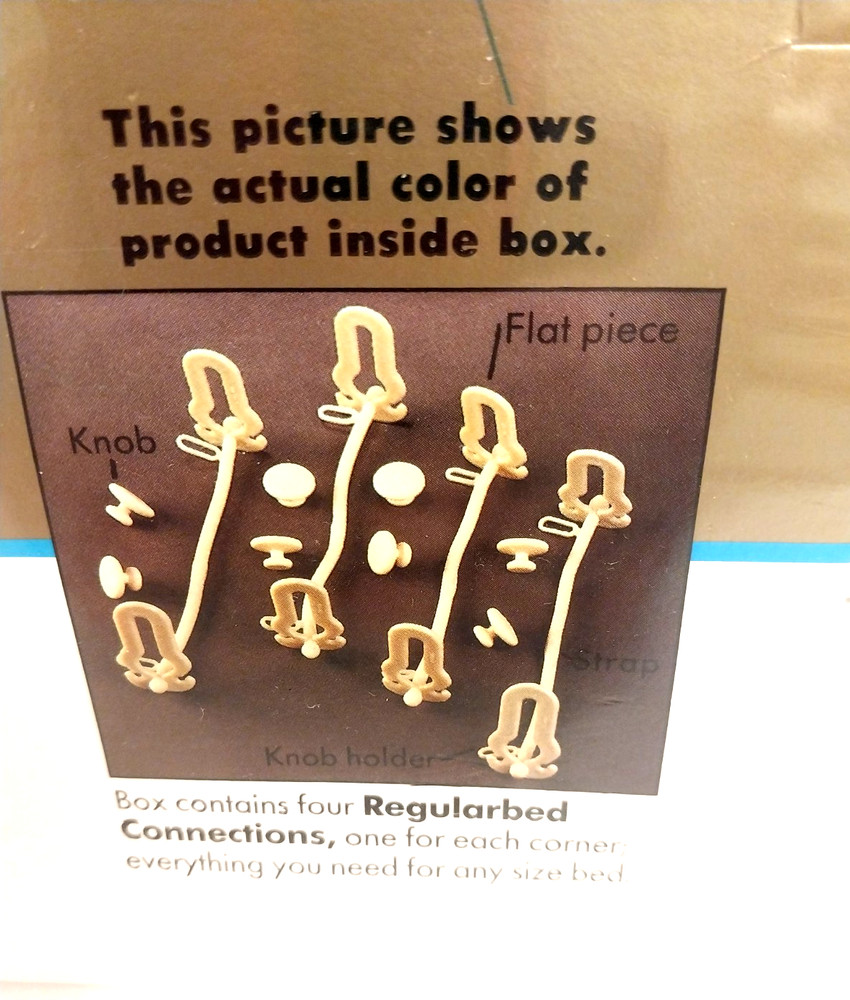 Hutton Regularbed Connection Sheet Connectors for Regular Beds - NEW / VTG