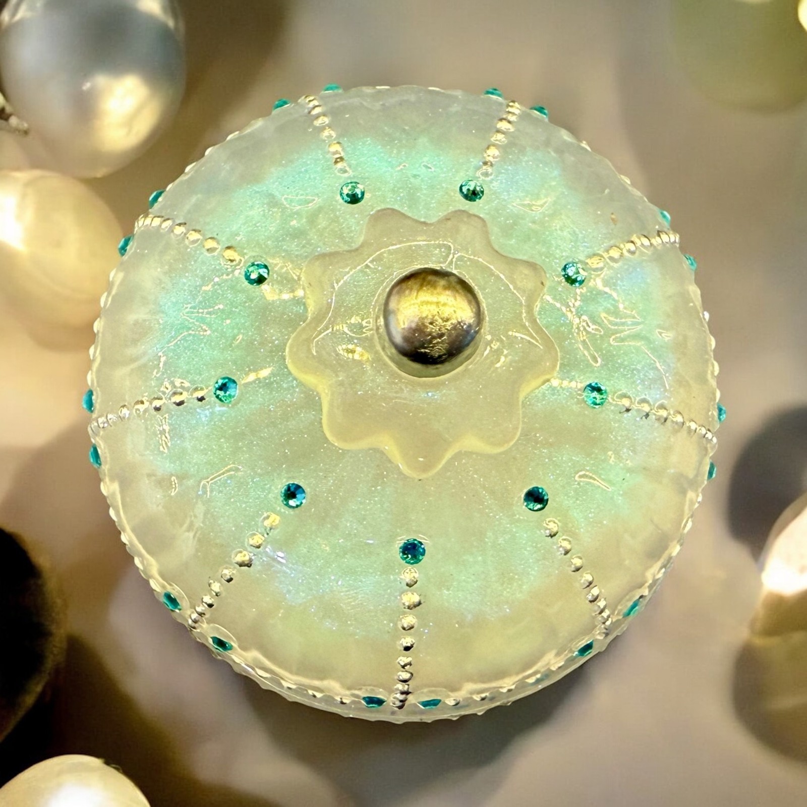 Handmade Filigree Jar Mold For Resin