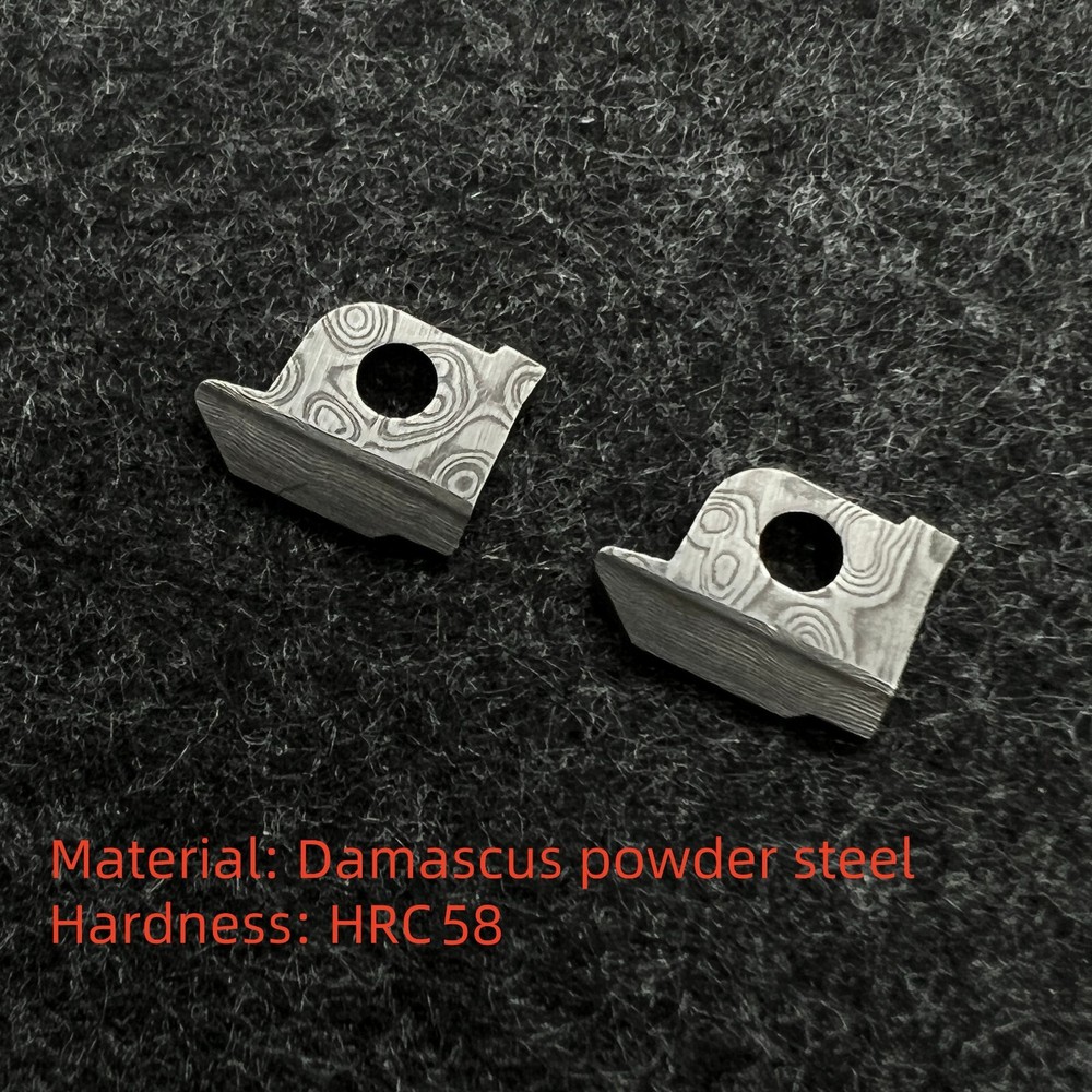Damascus Replacement Wire Cutter Inserts For Leatherman Surge TTI Wave ARC P4 P2