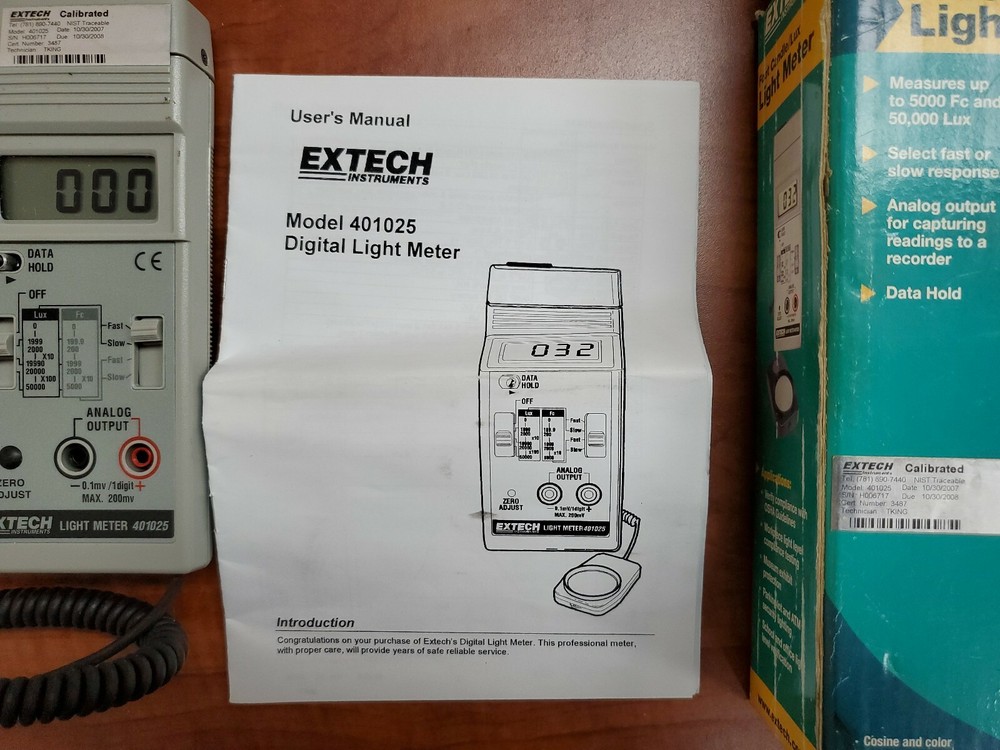 Extech 401025 Light Meter
