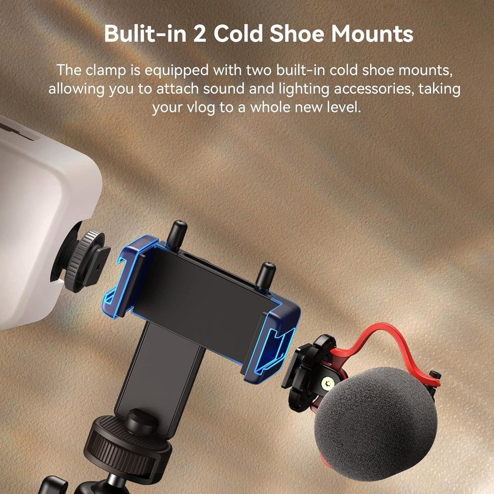 SMALLRIG Universal Phone Holder Easy Loading Fast Switch Phone Clamp Supports