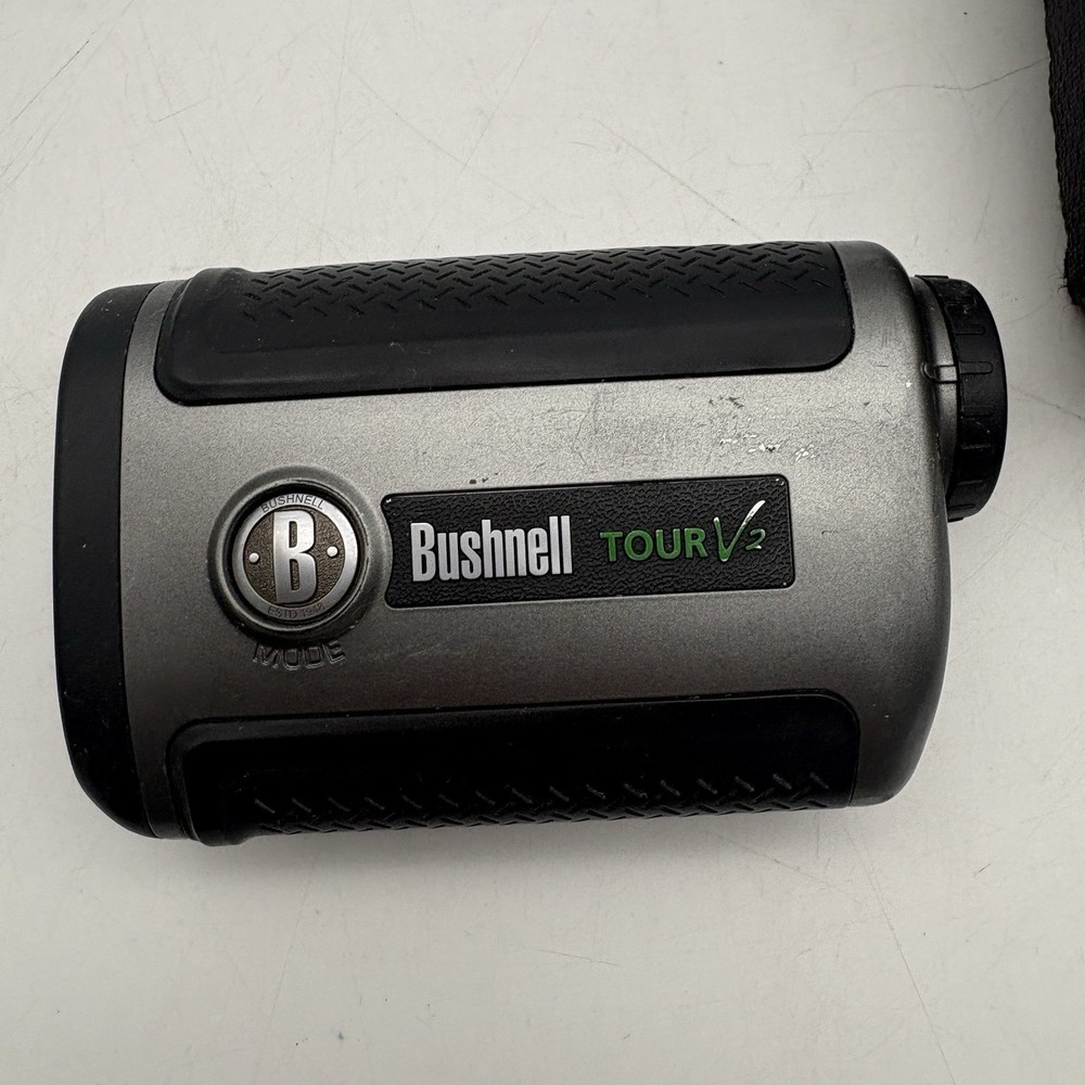 Bushnell Tour V2 Golf Laser Rangefinder PinSeeker Technology Case Untested-Read